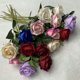thumbnail image 3 of Ramo de Boda, Ramillete de Rosas Artificiales con satén, Ramo de Novia de Boda romántica, Ramo de Flores Artificiales románticas de simulación para Bodas, Fiestas, fotografía ShuxiuWang 1327533072847, 3 of 5