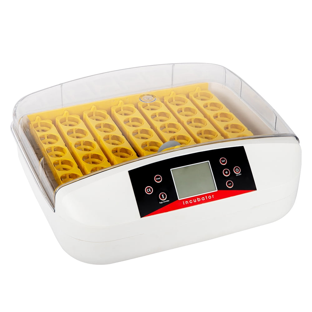 Canddidliike 42 Eggs Fully Automatic Digital Poultry Hatcher Machine with LED Candler in Yellow & White Canddidliike 42 Eggs Fully Automatic Digital Poultry Hatcher Machine with LED Candler in Yellow & White