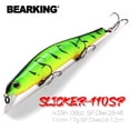 thumbnail image 2 of Bearking 11cm 17g sistema de peso magnético fundición larga Nuevo modelo señuelos de pesca cebo duro buceo 0,8-1,2 m calidad wobblers minnow Tan Jianjun unisex, 2 of 2