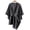 Dark Gray, variant on Shawl Wraps for Women,Elegant Knitted Cape Shawl,Open Front Wrap Cardigan,Long Loose Fit Duster Coat,Soft Cover Up for Casual Evening Wear()