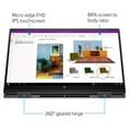 thumbnail image 3 of HP Envy x360 2-in-1 Touchscreen Laptop, 15.6" IPS FHD, Ryzen 5-4500U 6-Core up to 4.00 GHz, 20GB RAM, 512GB SSD, USB-C/DP, HDMI 2.0, Backlit KB, WebCam, Win 10, 3 of 9