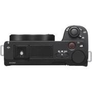 Sony Alpha ZVE10 II - APS-C Interchangeable Lens Mirrorless Content Creators’ Camera - Black - Body Only (Value Bundle)