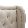 thumbnail image 6 of Jennifer Taylor Home Marcella Tufted Wingback King Bed Sky Neutral, 6 of 10