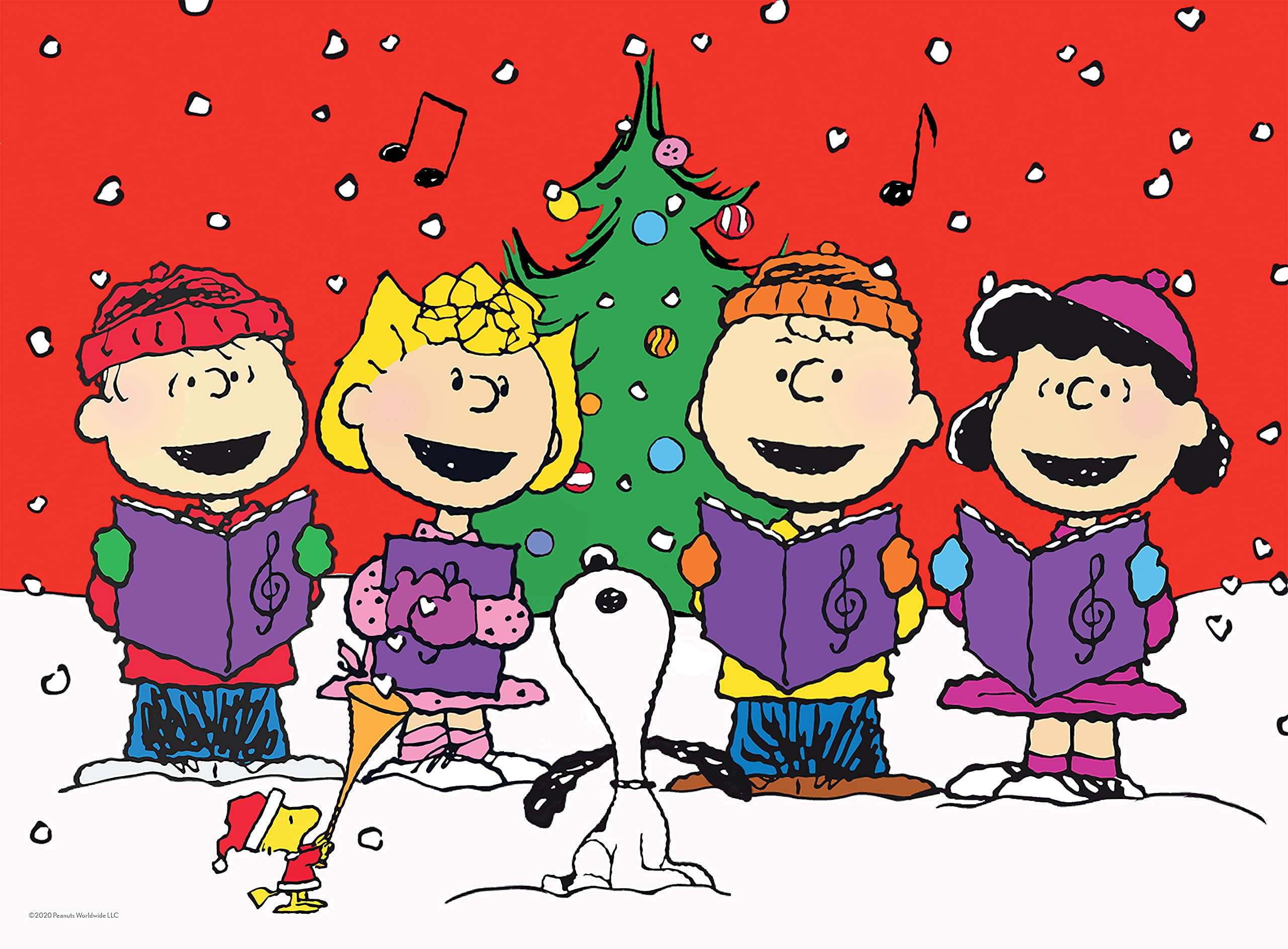 Ceaco Peanuts 100-Piece Puzzle Carolers