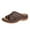 Brown, variant on Anuirheih Sandals for Women, Summer Women's Sandals Casual Slip-On Wedge Open Toe Summer Sandal(Brown)