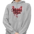 thumbnail image 2 of Mama Hen Hoodie Sweatshirt Unisex Medium Grey, 2 of 5