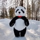 thumbnail image 5 of Disfraz inflable de oso polar gigante, disfraz de mascota de oso polar divertido para fiesta de disfraces de cosplay, disfraz de mascota inflable de peluche, 5 of 5