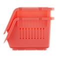 thumbnail image 2 of Pen + Gear Stackable Polypropylene, Plastic Storage Bins, Coral, 2 Count, All Ages, 2 of 5