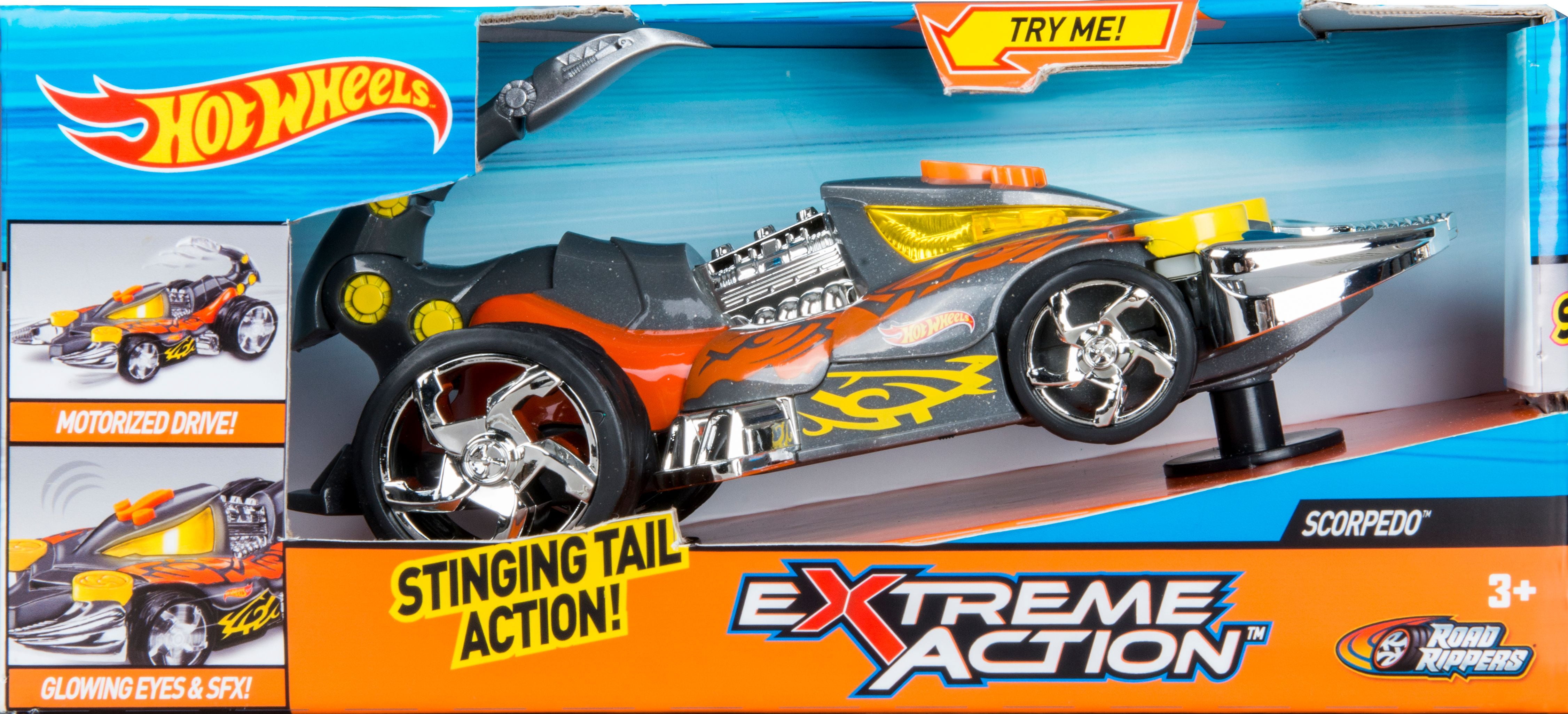 Hot Wheels Extreme Action Turboa – Spielzeugauto Mit Licht, Sound & Beweglichem Maul, Für Kinder Ab 3 Jahren