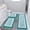 Aqua Blue, variant on Bathroom Sets - Non Slip Bath Mats, Absorbent Shower Rugs for Tub and Floor