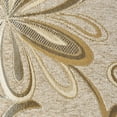 thumbnail image 4 of Chenille Chateau Vintage Floral Design 18" X 18" Decorative Throw Pillow, Color Gold, 4 of 5