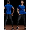 thumbnail image 5 of NELEUS Mens Dry Fit Mesh Athletic Shirts 3 Pack,Black+Blue+Red,US Size L, 5 of 7