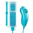 thumbnail image 1 of Wii Motion Plus Controller Nintendo Wii Controller And Nunchuk Motion 2 In 1 Built Movement Plus Remote Control Set For Nintendo Wii And Wii Console U With Silicone Cover-Blue, 1 of 6