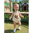 thumbnail image 4 of RUINIXCW Newborn Baby Boy Duck Outfit Corduroy Romper Overalls Infant Baby Boys Spring Summer Fall Clothes Mallard Embroidery Loose Bodysuit Jumpsuit, 4 of 10