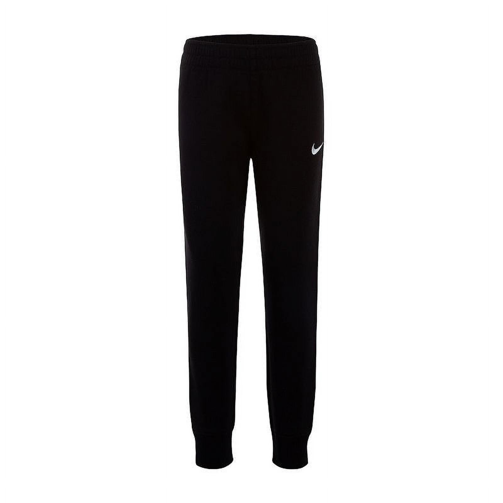 nike cuffed black sweatpants
