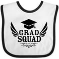 thumbnail image 3 of Inktastic Grad Squad with Graduation Cap and Wings Boys or Girls Baby Bib, 3 of 4