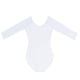 thumbnail image 2 of Ropa de práctica de baile de Ballet para mujer, leotardos de manga corta en la espalda, trajes de gimnasio para adultos, 2 of 8