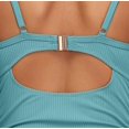 thumbnail image 4 of Women Ribbed One Piece Swimsuits Tie Side High Cut Bathing Suits, 4 of 6