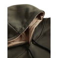 thumbnail image 4 of Yuemengxuan Men Contrast Color Hooded Sweatshirt, Loose Long Sleeve Pullover with 2 Pockets, 4 of 8