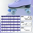 thumbnail image 2 of JZY Quad Roller Skates with Light-Up Wheels,High-Top Design for Women, Men & Teens, 2 of 7