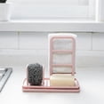 thumbnail image 5 of SPRING PARK Dish Sponge Holder For Kitchen Sink Organizer Caddy Brush Holder Cleaning Soap Brush Drain Rack, 5 of 7