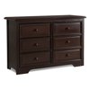 Graco 6 Drawer Dresser, Espresso