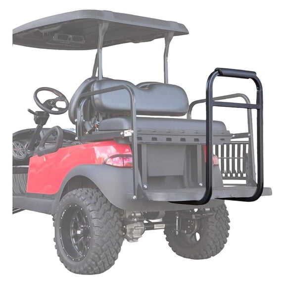 Deluxe Rear Seat Grab Bar for EZGO, , and Club Car Golf Carts | No Drilling Required on Seats