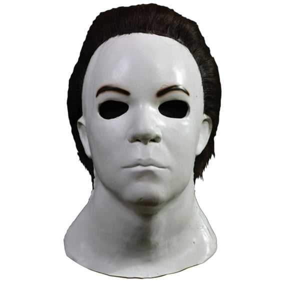 HALLOWEEN White Latex Halloween Costume Mask