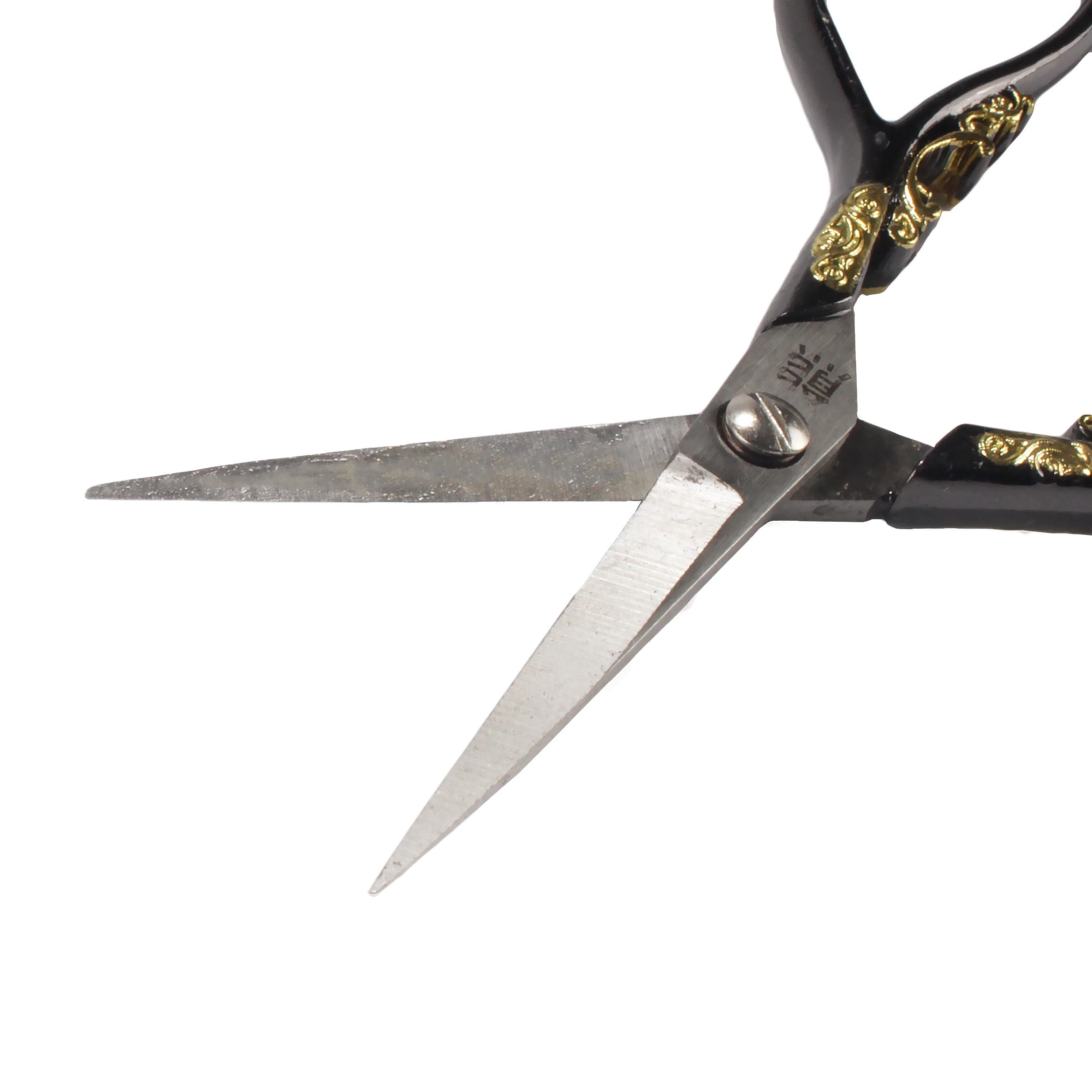 JubileeYarn Scrollwork Embroidery Craft Scissors - Black - 10 Pairs