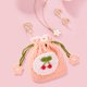 thumbnail image 4 of Bolsa de ganchillo con cordón, monedero pequeño, bolsa de almacenamiento para cambios, bolsa para auriculares, 4 of 5