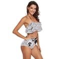 thumbnail image 3 of Ckdifva Clouds Gost Womens High Waisted Bikini Set Two Piece Swimsuit Bathing Suits, 3 of 5