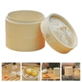 thumbnail image 4 of 1 Set Food Bamboo Steamer Multi-use Steamer Bamboo Buns Steamer with Lid, 4 of 7