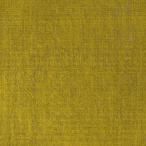 Ahgly Company Indoor Square Solid Yellow Modern Area Rugs, 6' Square