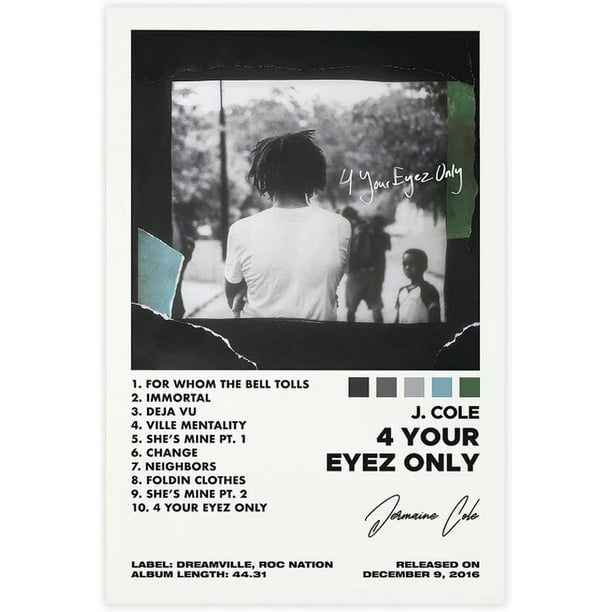 Yingdai J Poster 4 Your Eyez Only Album Cover Poster Canvas Printed Poster Unframe:12X18Inch(30X45Cm) Yingdai J Poster 4 Your Eyez Only Album Cover Poster Canvas Printed Poster Unframe:12X18Inch(30X45Cm)