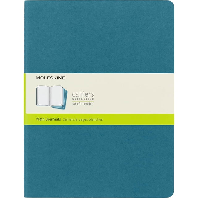 Cuaderno Moleskine Cahier Soft Cover Large 13 x 21 cm, set de 3