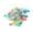 500pcs, variant on 500pcs 1cm Colorful Luminous Pebble Stones, Glowing Garden Landscape Decor, Waterproof Aquarium Fish Tank Ornament, Small Bright Cobblestone for Yard and Indoor Floral Layout