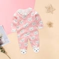 thumbnail image 4 of LIZENG Organic Cotton Solid Unisex Baby Boy Girl Rompers Long Sleeve Cat Print Infants Clothes Outfits for 0 to 12 Months, 4 of 4