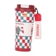 thumbnail image 4 of Botella de agua aislada de acero inoxidable, taza de viaje con tapa, reutilizable, con correa portátil, ideal para regalos de Navidad y año Nuevo, par, 4 of 9