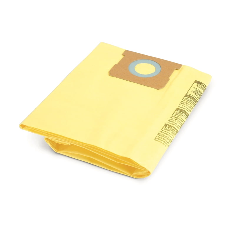 15-Pack Of High Efficiency Replacement Dry Vacuum Bags For Shop-Vac (Fits 5-8 Gallon Models)
