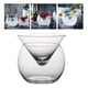 thumbnail image 3 of 2x 1 Cónica Martini Intercalar Triángulo Cristal Cóctel Bebidas Beber Taza Helada Esférico para en hogar, 3 of 9