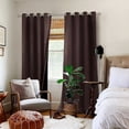 thumbnail image 4 of Cortinas Blackout para bloquear luz y ruido Chocolate Kyuden Home, 4 of 4