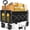 Black 01, variant on Wagons Carts Foldable - Collapsible Wagon Cart - Foldable Wagon Cart with Wheels - Folding Wagon Cart - Lightweight Portable Folding Utility for Beach Camping Garden, 330 LBS Capacity/Black