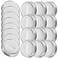 thumbnail image 2 of 20 tapas de hojalata para vasos de albañil, ideales para hacer alcancías y vasos de agua con asa., 2 of 5