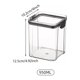 thumbnail image 4 of Injueey Contenedor de almacenamiento de alimentos, dispensador de frijoles, cereales, harina para hornear, caja organizadora Organizadores de utensilios de cocina 950ML, 4 of 6