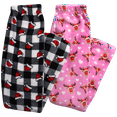 thumbnail image 3 of Angel Face Girls Pajama Pants - 4 Pack Micropolar Plush Fleece Girls Pajamas PJs Sleep Pants (4-16), 3 of 7