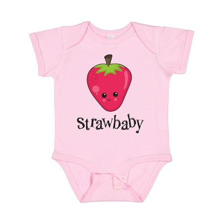 

Inktastic Cute Strawberry Strawbaby Gift Baby Boy or Baby Girl Bodysuit