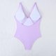 thumbnail image 5 of Trajes de baño de una pieza para mujer Traje de baño de cuello en V de color sólido para mujer Traje de baño de bikini dividido Traje de baño para mujer, 5 of 5