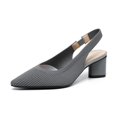 thumbnail image 2 of Knitted Back Strap Pointy Princess Sandals Straight Woven Back Strap Pointed Toe Shallow Mouth Princess Sandals Shoes for Women Girls, 2 of 4
