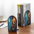 thumbnail image 5 of Hirioo Squirrel Sleeping In Tree for Bookends Decorative Bookends for Shelves for Home or Office, Non-Slip Base, 5 of 8
