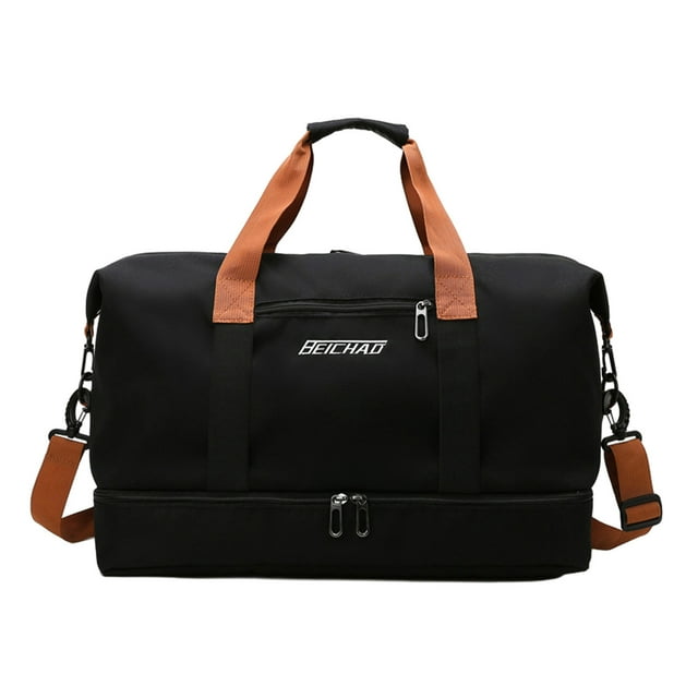 Liquidation, Sac de Rangement pour Couette, Grand Sac de Voyage, Sac de Sport Extensible, Sac de Nuit pour Femmes avec Manchette de Chariot Poche Humide, Sac de Voyage, Sac de Sport